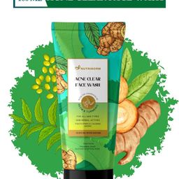 Nutrinorm Wellness Unisex Green Acne Clear Face Wash 100 ml-37