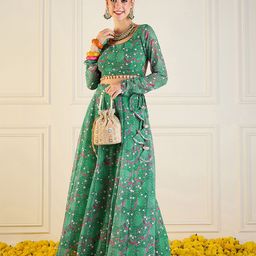 Shae by SASSAFRAS Printed Ready to Wear Lehenga With Blouse-31