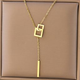 Jewels Galaxy Gold-Plated Contemporary Pendants with Chains-image-33