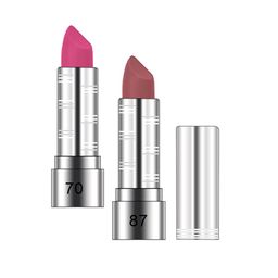 AQVAL Set of 2 Long Lasting Matte Sil-Lipsticks with Jojoba Oil - Shade 70-87-14