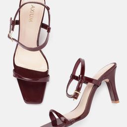 AXIUM Solid Stiletto with Buckles-42
