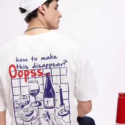 Kook N Keech Oversized Fit Graphic Printed Pure Cotton T-shirt-picture-37