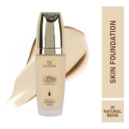 Half N Half Foundation Miracle Touch Moisturizing Whitening - SPF 50 PA++ - Natural Beige-21