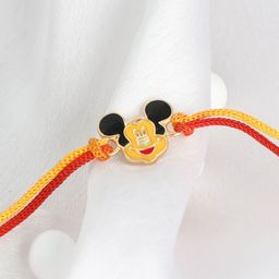 GIVA Boys 925 Sterling Silver Mickey Mouse with Roli Chawal-23