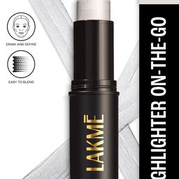 Lakme On The Go Facelift MultiSlayer Highlighter Stick 11 g - Silver Shimmer Bomb 9-22