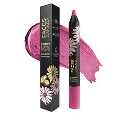 FACES CANADA Comfy Matte & Creamy Matte Crayon Lipstick 2.8g - Pink Me Up 08-68