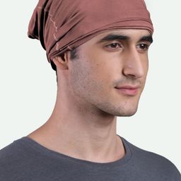 FREECULTR Unisex Peach-Coloured Solid Bamboo Anti-Microbial Bandana Headband-7
