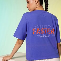 HRX by Hrithik Roshan Typography Printed Drop-Shoulder Sleeves Oversized T-shirt-picture-40