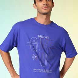 HRX by Hrithik Roshan Typography Printed Running T-shirt-image-73
