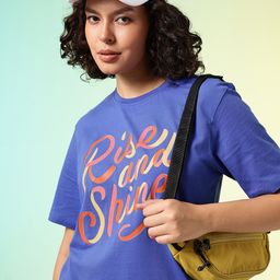 HRX by Hrithik Roshan Lifestyle Typography Printed Oversized Pure Cotton T-shirt-picture-43