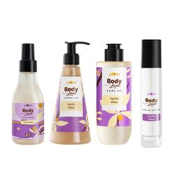 Plum BodyLovin Vanilla Vibes Body Mist 150ml+ Body Oil 200ml + Shower Gel 240ml + EDP 15ml-53