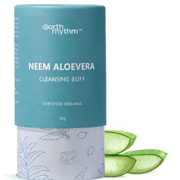 Earth Rhythm Neem Aleovera Oragnic Certified Cleansing Buff 50g-58