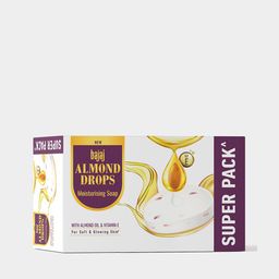 BAJAJ CONSUMER CARE Set of 5 Almond Drops Moisturizing Soap - 125 g Each-2