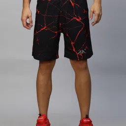 AESTHETIC NATION Men Printed Slim Fit Rapid-Dry Training or Gym Sports Shorts-picture-23
