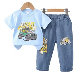StyleCast x Revolte Boys Short Sleeves Printed T-shirt with Trousers-image-95
