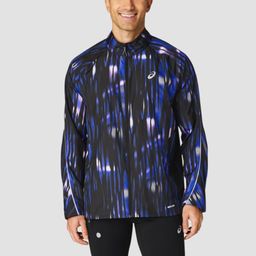ASICS Abstract Print Lightweight Acti-Breeze Road Lite-Show Packable Running Jacket-14