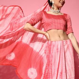 Saree mall Tie and Dye Saree with Embroidered Border-image-37