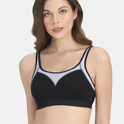 Amante Printed Non Padded Wirefree All Day Active Super Support Bra - BRA78701-image-4