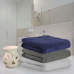 Heelium Unisex Super Soft & Quick Absorbent 600 GSM Bamboo Hand Towel-image-59