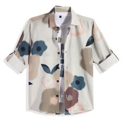CAVIO Boys Comfort Floral Printed Pure Cotton Casual Shirt With T-shirt-image-80