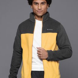 Columbia Men Colourblocked Insulator Trekking-Hiking Fleece Sporty Jacket-image-46
