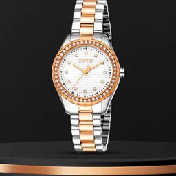 ESPRIT Women Embellished Round Dial & Stainless Steel Straps Analogue Watch ES1L452M0065-image-50