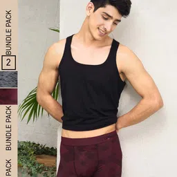 DAMENSCH Men Pack Of 2 Assorted Anti Bacterial Modal Trunks-DAM-PRIN-BB-HG-QM-PACK-2-MIX-9
