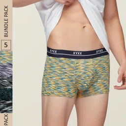 XYXX Men Pack Of 5 Printed IntelliSoft Antimicrobial Trunks XYTRNK5PCKN200-image-11