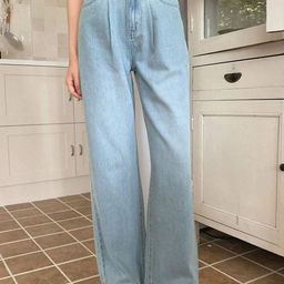 Kotty Women Wide Leg High-Rise Stretchable Jeans-image-91