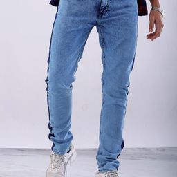 HARDSODA Men Slim Fit Mid Rise Clean Look Stretchable Jeans-image-90