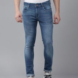 SPYKAR Men Skinny Fit Low-Rise Light Fade Stretchable Jeans-image-25