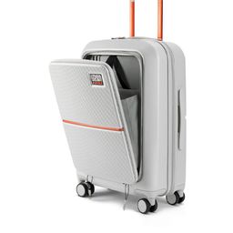 Urban Jungle Unisex Front-Open Hard-Sided Cabin Trolley Bag-26