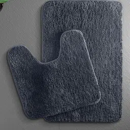 GBL COLLECTION Grey Polypropylene Water Resistant Floor Mat-22