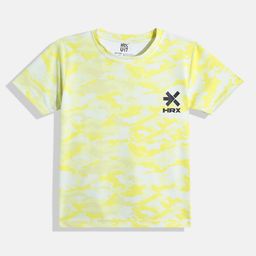 HRX by Hrithik Roshan Boys Camouflage Printed Sublimation T-shirt-37