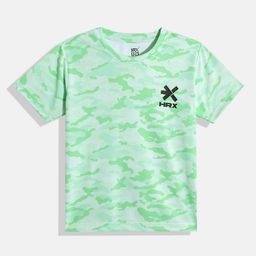 HRX by Hrithik Roshan Boys Camouflage Printed Sublimation T-shirt-13