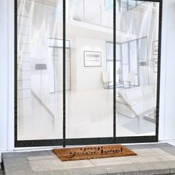 Stylista Transparent Insulated Magnetic Door Curtain - 64 x 142 inch - PVC thickness 0.3mm-image-47