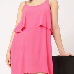 DressBerry Cute & Cuddly Shoulder Straps Layered A-Line Dress-picture-17