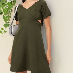 DressBerry Urban Chic Cut-Out Waist Chain Straps Mini Dress-image-51