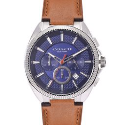 Coach Men Jackson Leather Chronograph Analogue Watch 14602683-29