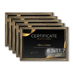 ArtzFolio Copper-Toned 5 to 7 Pieces Wood Wall Photo Frames-image-35