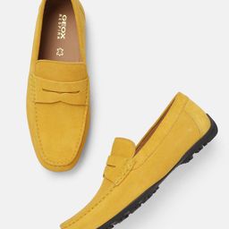 Geox Men Moisture Wicking Leather Penny Loafers-image-24
