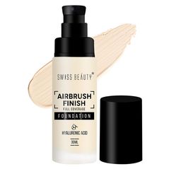 SWISS BEAUTY Airbrush Finish Full Coverage Foundation 30 ml - Shell White-52