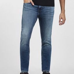 Jack & Jones Men Skinny Fit Low-Rise Light Fade Cotton Jeans-image-83