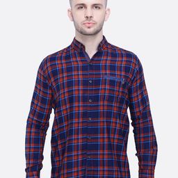 Kuons Avenue Men Smart Slim Fit Checked Casual Cotton Shirt-image-101