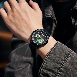 Daniel Hechter Men Multifunctional Watch With Silicon Strap DHM1010-02-image-3