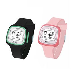 Spiky Unisex Kids Dial & Straps Digital Multi Function Watch Combo_EVA16_BlkPnk-6