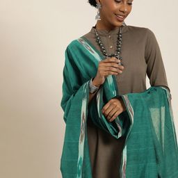 Taavi Ethnic Motifs Woven Design Dupatta-11