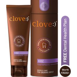Clove Oral Care Kids Free Dental Plan Every Pack Toothpaste SLS Free for 3+ Years(100 g)-image-83