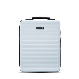 Assembly Unisex Silver-Toned Striped 15.6 Inch Laptop Travel Bag with Anti-Theft Features-51