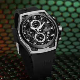 Naviforce Men Brass Dial & Straps Analogue Chronograph Watch NF8051T SBB-picture-32